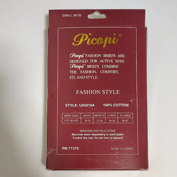 Men's Fashion String Tanga Underwear - Blue, Gray 3 Pack Size 28-30 - Picture 2 of 5